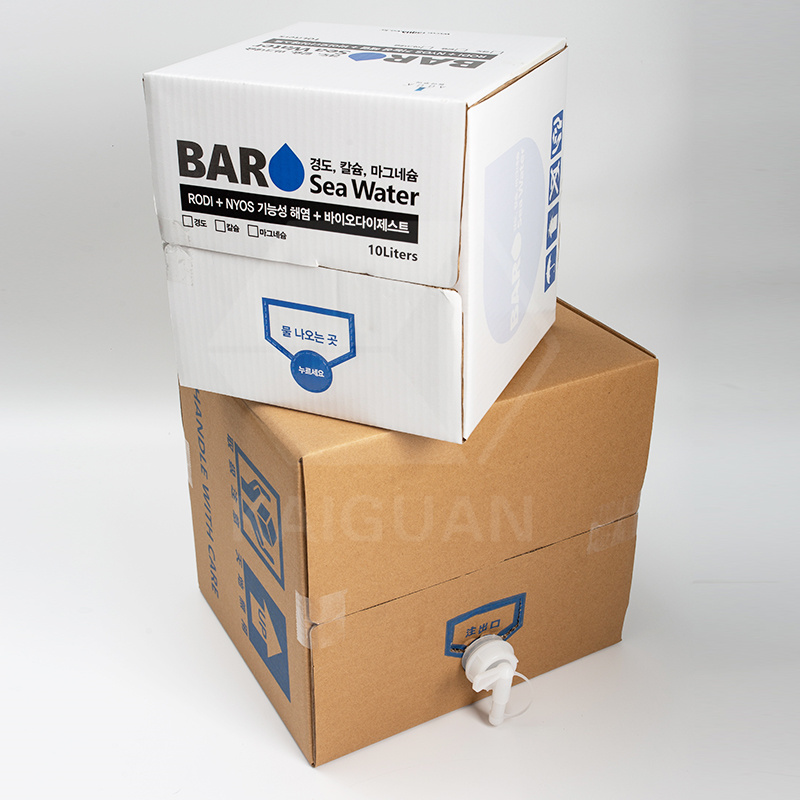 Bag in box is the most environmentally friendly and high quality drinking water packaging system