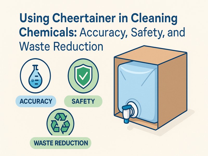 Using Cheertainer in Cleaning Chemicals: Accuracy, Safety, and Waste Reduction