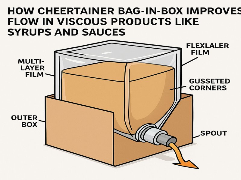 How Cheertainer Bag-in-Box Improves Flow in Viscous Products Like Syrups and Sauces