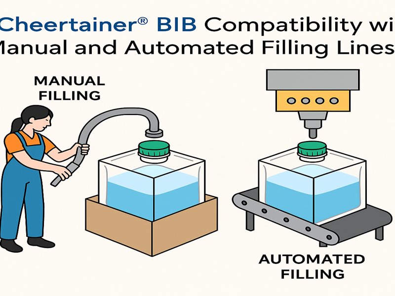 Cheertainer BIB Compatibility with Manual and Automated Filling Lines