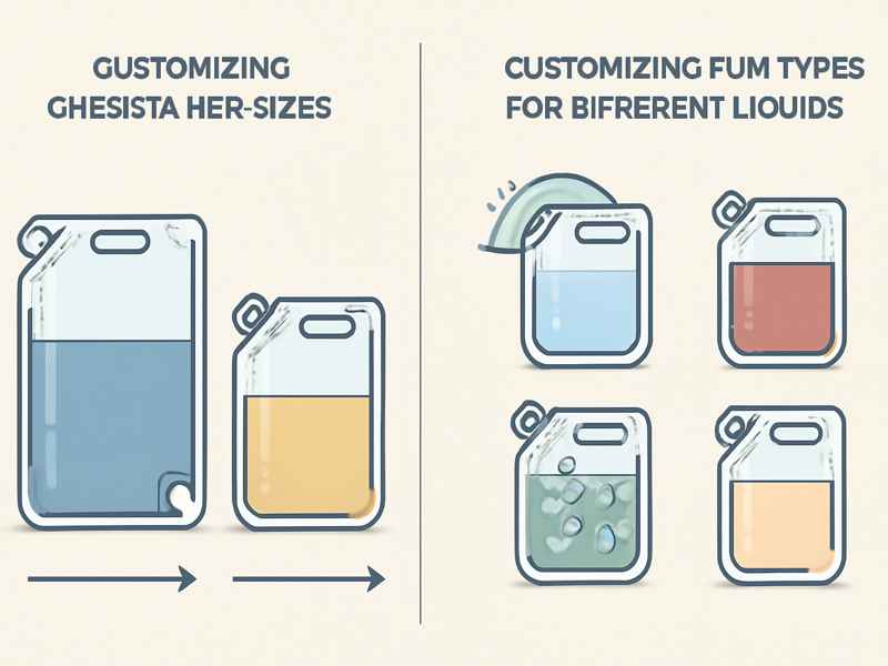 Customizing Cheertainer Sizes And Film Types for Different Liquids